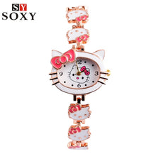 Load image into Gallery viewer, Hello Kitty Baby Watch Kids Watches Hello Kitty Children's Watches Cartoon Bracelet Girl Watch Child Clock reloj relogio saat