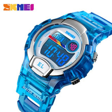 Load image into Gallery viewer, SKMEI Sport Kids Watch Girls Student Gifts Waterproof Alarm Clock Stopwatch Timing Watch LED Luminous Digital Watch Reloj