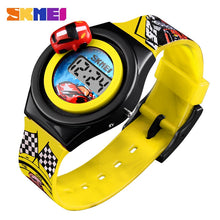 Load image into Gallery viewer, SKMEI Cartoon Car Children Watch Fashion Digital Electronic Children Watch Creative Cartoon Student Watch Boy Child Girl 1376