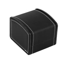 Load image into Gallery viewer, Faux Leather Square Jewelry Watch Case New Watch Box Display Gift Box With Pillow Cushion High-grade PU Leather Curved Watch Box