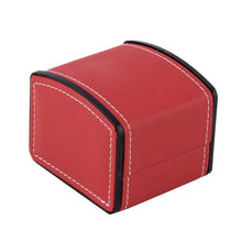 Load image into Gallery viewer, Faux Leather Square Jewelry Watch Case New Watch Box Display Gift Box With Pillow Cushion High-grade PU Leather Curved Watch Box