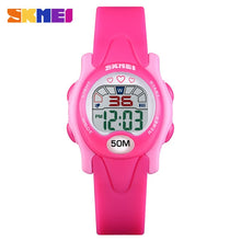 Load image into Gallery viewer, SKMEI Children Watch Waterproof Chronograph Sport Wristwatch Luxury Luminous Digital Watches For Kid Alarm Clock Montre Enfant