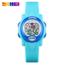 Load image into Gallery viewer, SKMEI Children Watch Waterproof Chronograph Sport Wristwatch Luxury Luminous Digital Watches For Kid Alarm Clock Montre Enfant