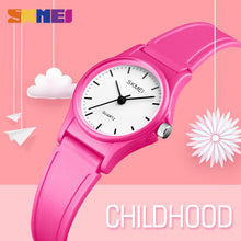 Load image into Gallery viewer, 2019 SKMEI New Kids Watches Plastic Case Boys Girls Children Watch Outdoor Sports Waterproof PU Starp Quartz Wristwatches Reloj