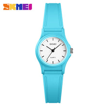 Load image into Gallery viewer, 2019 SKMEI New Kids Watches Plastic Case Boys Girls Children Watch Outdoor Sports Waterproof PU Starp Quartz Wristwatches Reloj
