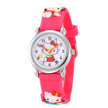 Load image into Gallery viewer, New 3D Cartoon Lovely Mickey Kids Girls Boys Children Students Quartz Wrist Watch Popular Watches Minnie Mouse Regarder Clock