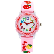 Load image into Gallery viewer, Children Kids Quartz Movement Silicone Strap 3D Cartoon Pattern Battery Powered Adjustable Watch Boy Girl Shockproof Waterproof